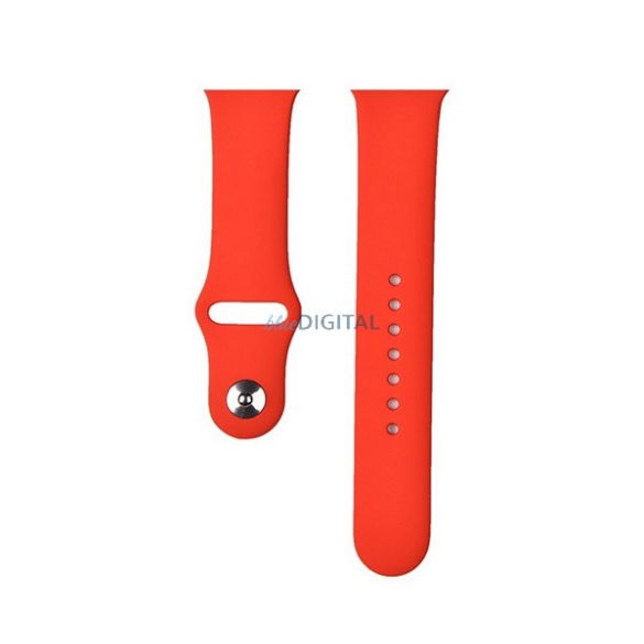 DEVIA DELUXE SPORT pótszíj (egyedi méret, kicsi, szilikon, állítható) PIROS Apple Watch Series 5 40mm, Watch Series 4 40mm, Watch Series 3 38mm