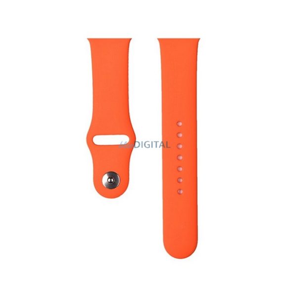 DEVIA DELUXE SPORT pótszíj (egyedi méret, nagy, szilikon, állítható) NARANCSSÁRGA Apple Watch Series 5 44mm, Watch Series 4 44mm, Watch Series 3 42mm