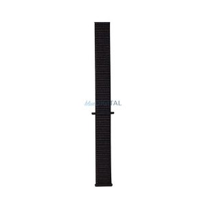 DEVIA DELUXE SPORT3 pótszíj (egyedi méret, nagy, textil, állítható) FEKETE Apple Watch Series 5 44mm, Watch Series 4 44mm, Watch Series 3 42mm