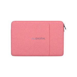 DEVIA JUSTYLE tok fekvő, textil LAPTOP/NOTEBOOK/TABLET (univerzális, vízálló, 13,3" méret) RÓZSASZÍN