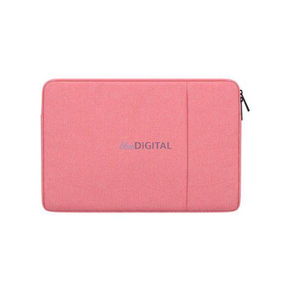 DEVIA JUSTYLE tok fekvő, textil LAPTOP/NOTEBOOK/TABLET (univerzális, vízálló, 15-16.2" méret) RÓZSASZÍN