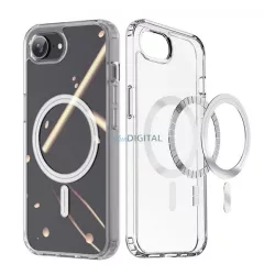   DUX DUCIS CLIN szilikon telefonvédő (ütésállóság, légpárnás sarok, MagSafe) ÁTLÁTSZÓ iPhone 16e
