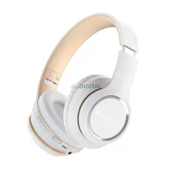   DEVIA KINTONE bluetooth fejhallgató SZTEREO (v5.2, mikrofon, zajszűrő, összehajtható) FEHÉR