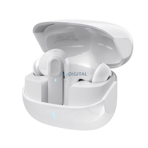 DEVIA PRO1 bluetooth fülhallgató SZTEREO (v5.4, TWS, mikrofon, aktív zajszűrő, + töltőtok) FEKETE