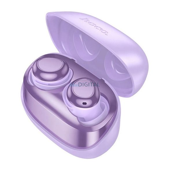 HOCO EW200 bluetooth fülhallgató SZTEREO (v5.4, TWS, LED kijelző, mikrofon + töltőtok) LILA