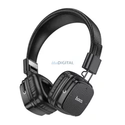   HOCO W56 bluetooth fejhallgató SZTEREO (v5.4, 3.5mm jack aljzat) FEKETE