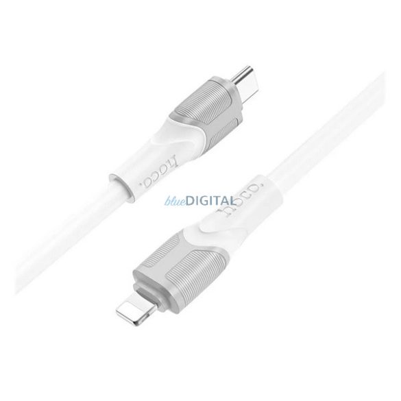 HOCO X106 adatkábel (Type-C - lightning, 27W, PD gyorstöltő, 300cm) FEHÉR