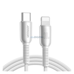   JOYROOM CUTTING-EDGE adatkábel (Type-C - lightning, 3A, gyorstöltő, 120cm) SZÜRKE