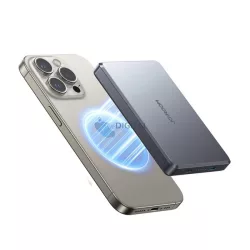   JOYROOM JR-PBM08 PRO vésztöltő Type-C aljzat (10000mAh, 25W, PD gyorstöltő, LED jelzés) SZÜRKE