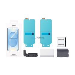   SAMSUNG képernyővédő fólia 2db (tükröződésmentes, törlőkendő, külső kijelző + segédkeret) ÁTLÁTSZÓ Samsung Galaxy S25 (SM-S931)