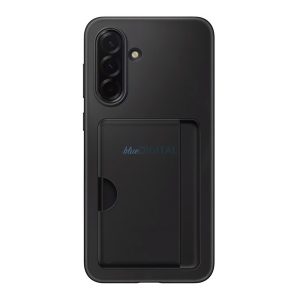 SAMSUNG szilikon telefonvédő (kártyazseb) FEKETE Samsung Galaxy A36 5G (SM-A366)