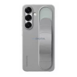   SAMSUNG szilikon telefonvédő (matt, beépített szíj, kitámasztó) VILÁGOSSZÜRKE Samsung Galaxy S25 (SM-S931)
