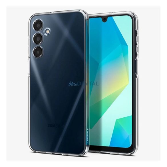 SPIGEN CRYSTAL FLEX szilikon telefonvédő (ütésállóság, légpárnás sarok) ÁTLÁTSZÓ Samsung Galaxy A16 4G (SM-A165), Galaxy A16 5G (SM-A166)