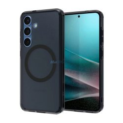   SPIGEN ULTRA HYBRID MAG műanyag telefonvédő (ütésállóság, légpárnás keret, matt, MagSafe) FEKETE Samsung Galaxy S25 (SM-S931)