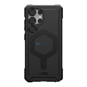 UAG ESSENTIAL szilikon telefonvédő (erős ütésállóság, légpárnás sarok, MagSafe) FEKETE Samsung Galaxy S25 Ultra (SM-S938)