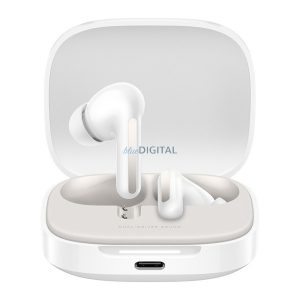 XIAOMI REDMI BUDS 6 bluetooth fülhallgató SZTEREO (v5.4, TWS, aktív zajszűrő, mikrofon + töltőtok) FEHÉR