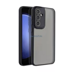   Szilikon telefonvédő (ütésállóság, akril hátlap, kameravédő) FEKETE Samsung Galaxy A26 5G (SM-A266)