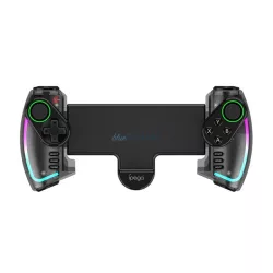  IPEGA vezeték nélküli kontroller (v5.0, 300mAh akku, RGB, iOS/Android/PC/PS3/Nintendo Switch kompatibilis) FEKETE
