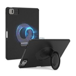   NILLKIN CAMSHIELD PAD szilikon telefonvédő (ütésállóság, kameravédő, csíkos, mágneses, kitámasztó, ceruza tartó) FEKETE Apple IPAD Pro 13 (2024)