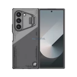   NILLKIN ICEBLADE FOLD szilikon telefonvédő (ütésállóság, kameravédő, kitámasztó, MagSafe) FEKETE Samsung Galaxy Z Fold6 (SM-F956)