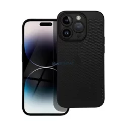   Műanyag telefonvédő (légáteresztő, lyukacsos, kameravédő) FEKETE Samsung Galaxy A56 5G (SM-A566)