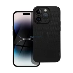  Műanyag telefonvédő (légáteresztő, lyukacsos, kameravédő) FEKETE Samsung Galaxy A36 5G (SM-A366)