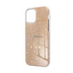   Szilikon telefonvédő (műanyag belső, csillogó hátlap) ARANY Samsung Galaxy A56 5G (SM-A566)