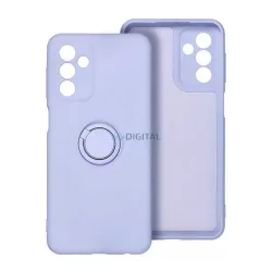   Szilikon telefonvédő (tartógyűrű, mikrofiber plüss belső, mágneses, kameravédő) LILA Samsung Galaxy A56 5G (SM-A566)