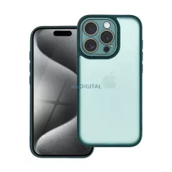   Szilikon telefonvédő (ütésállóság, akril hátlap, kameravédő) SÖTÉTZÖLD Samsung Galaxy A56 5G (SM-A566)
