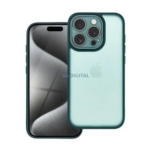 Szilikon telefonvédő (ütésállóság, akril hátlap, kameravédő) SÖTÉTZÖLD Samsung Galaxy A56 5G (SM-A566)