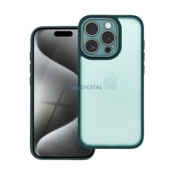   Szilikon telefonvédő (ütésállóság, akril hátlap, kameravédő) SÖTÉTZÖLD Samsung Galaxy A36 5G (SM-A366)