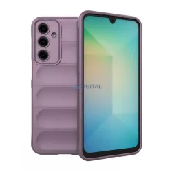   Szilikon telefonvédő (ütésállóság, kameravédő, 3D) LILA Samsung Galaxy A56 5G (SM-A566)