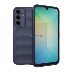   Szilikon telefonvédő (ütésállóság, kameravédő, 3D) SÖTÉTKÉK Samsung Galaxy A56 5G (SM-A566)