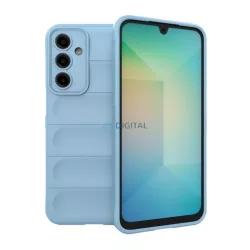   Szilikon telefonvédő (ütésállóság, kameravédő, 3D) VILÁGOSKÉK Samsung Galaxy A56 5G (SM-A566)