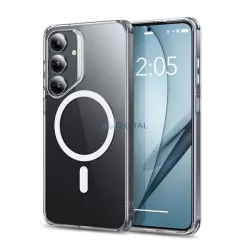   ESR CH HALOLOCK szilikon telefonvédő (ütésállóság, légpárnás sarok, MagSafe) ÁTLÁTSZÓ Samsung Galaxy S25 Plus (SM-S936)