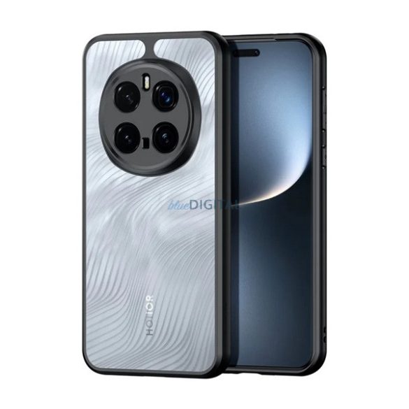 DUX DUCIS AIMO szilikon telefonvédő (ütésállóság, kameravédő, matt, hullám) FEKETE Honor Magic7 Pro