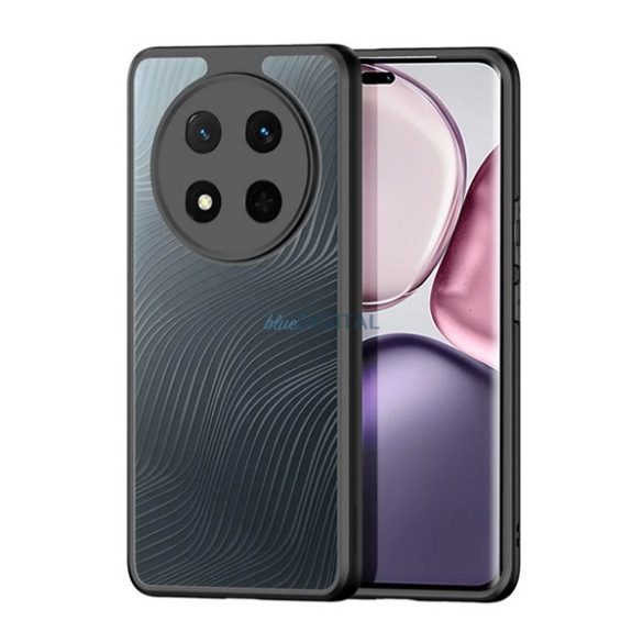 DUX DUCIS AIMO szilikon telefonvédő (ütésállóság, kameravédő, matt, hullám) FEKETE Honor Magic7 Lite