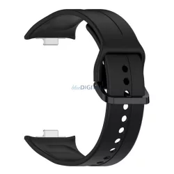   Pótszíj (egyedi méret, szilikon) FEKETE Xiaomi Redmi Watch 5