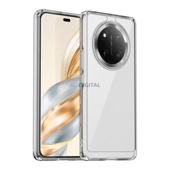 Szilikon telefonvédő (ütésállóság, átlátszó hátlap) ÁTLÁTSZÓ Honor Magic7 Lite