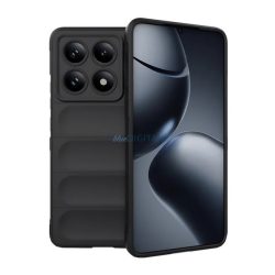   Szilikon telefonvédő (ütésállóság, kameravédő, 3D) FEKETE Xiaomi Redmi Note 14 Pro 5G