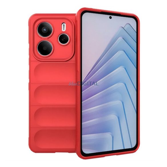 Szilikon telefonvédő (ütésállóság, kameravédő, 3D) PIROS Xiaomi Redmi Note 14 5G, Redmi Note 14 4G