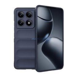   Szilikon telefonvédő (ütésállóság, kameravédő, 3D) SÖTÉTKÉK Xiaomi Redmi Note 14 Pro 5G