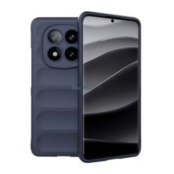   Szilikon telefonvédő (ütésállóság, kameravédő, 3D) SÖTÉTKÉK Xiaomi Redmi Note 14 Pro Plus 5G
