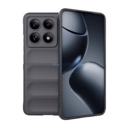   Szilikon telefonvédő (ütésállóság, kameravédő, 3D) SÖTÉTSZÜRKE Xiaomi Redmi Note 14 Pro 5G