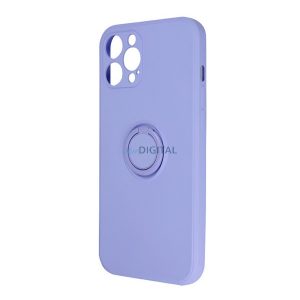 Szilikon telefonvédő (tartógyűrű, mikrofiber plüss belső, mágneses, kameravédő) LILA Xiaomi Redmi Note 14 Pro 5G