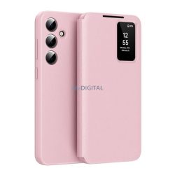   Tok álló (aktív FLIP, oldalra nyíló, Smart View Cover) RÓZSASZÍN Samsung Galaxy S25 (SM-S931)