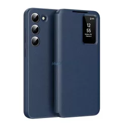   Tok álló (aktív FLIP, oldalra nyíló, Smart View Cover) SÖTÉTKÉK Samsung Galaxy S23 (SM-S911)