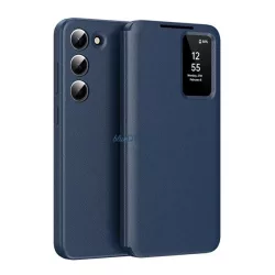   Tok álló (aktív FLIP, oldalra nyíló, Smart View Cover) SÖTÉTKÉK Samsung Galaxy S22 (SM-S901)
