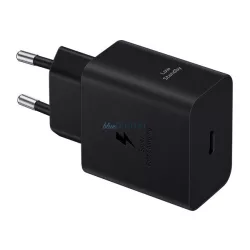   SAMSUNG hálózati töltő Type-C aljzat (45W, PD gyorstöltő) FEKETE