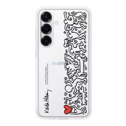   SAMSUNG műanyag telefonvédő (ütésállóság, cserélhető átlátszó + kártyazseb hátlap) FEHÉR Samsung Galaxy S25 Plus (SM-S936)